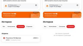 Сколько баллов списывает Пятерочка в БергХофф