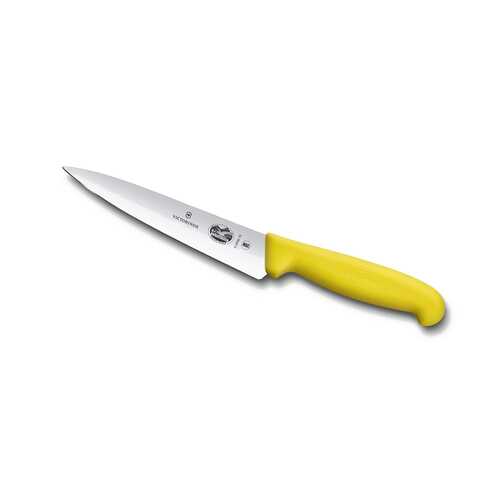 Нож разделочный VICTORINOX Fibrox 5.2008.15 жёлтый 15 см в БергХофф