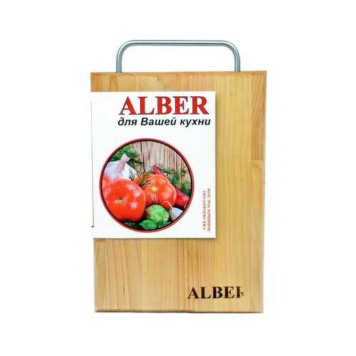Разделочная доска Alber деревянная прямоугольная 26х18 см в БергХофф