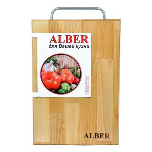 Разделочная доска Alber деревянная прямоугольная 34х22 см в БергХофф