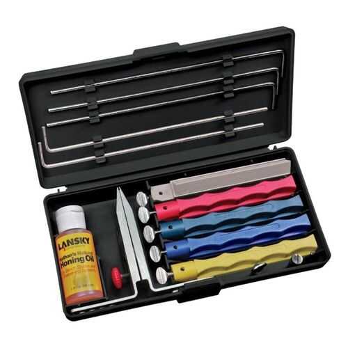 Точилка для ножей Lansky Professional Knife Sharpening System LKCPR, 5 камней в БергХофф