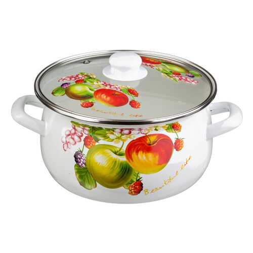 Кастрюля Agness Яблоки 4.5л в БергХофф