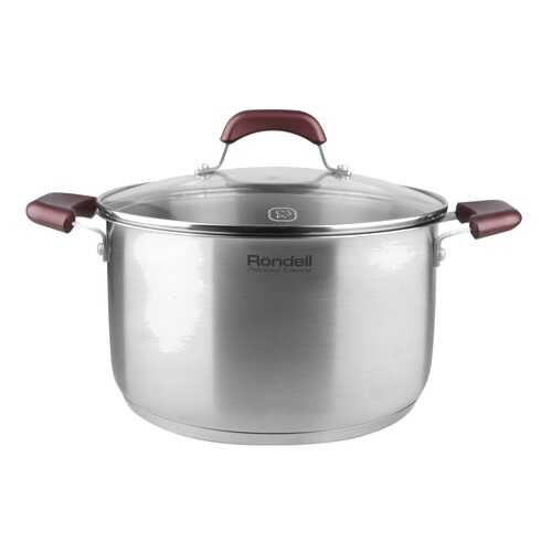 Кастрюля Rondell Bojole RDS-736 Серебристый; красный (дубль) в БергХофф