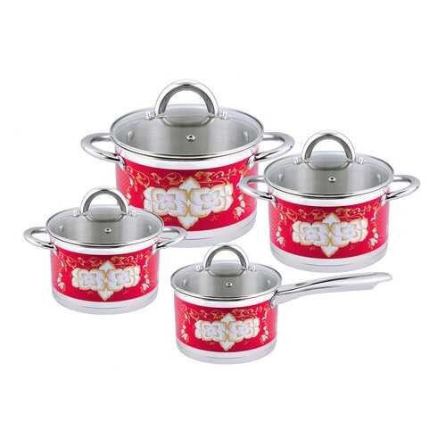 Набор кастрюль POMI DORO, Fiore, 8 предметов в БергХофф