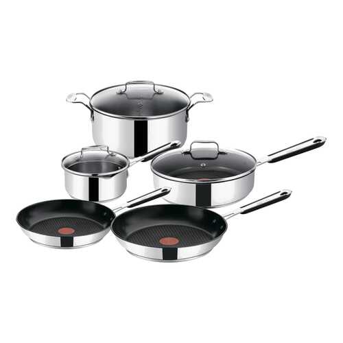 Набор посуды Tefal Jamie Olivier E763S544 Серебряный в БергХофф