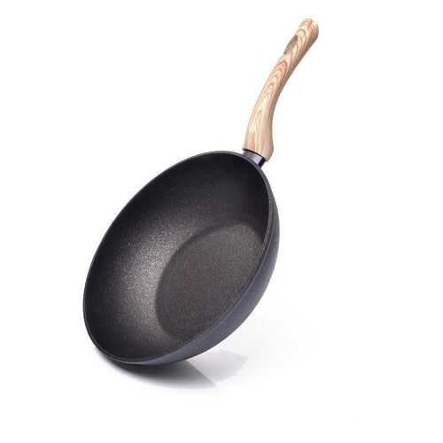 Сковорода-вок FISSMAN BLACK COSMIC 4345 28 см в БергХофф