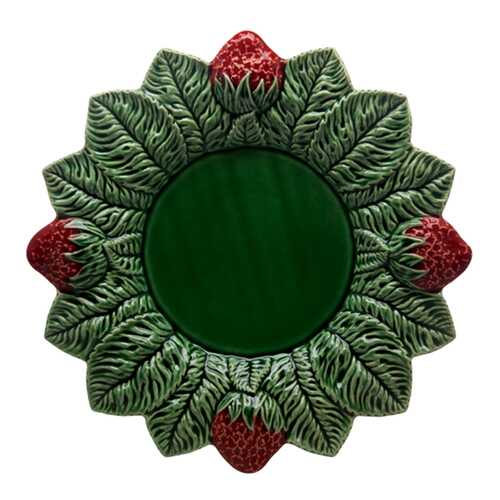 Блюдо Bordallo Pinheiro Strawberries 33x33x4 см в БергХофф