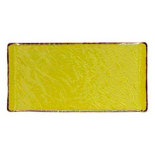Блюдо прямоугольное 30x15см TOGNANA VULCANIA VEGGIE, цвет салатовый в БергХофф