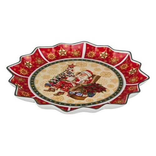 Блюдо сервировочное Lefard, Christmas collection, 38x4 см, с рисунком в БергХофф
