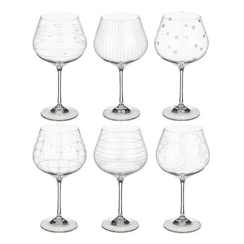 Набор бокалов Bohemia Crystal Виола Микс 674-418 в БергХофф