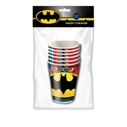Набор бумажных стаканов ND Play Batman 250 мл 6 штук в БергХофф