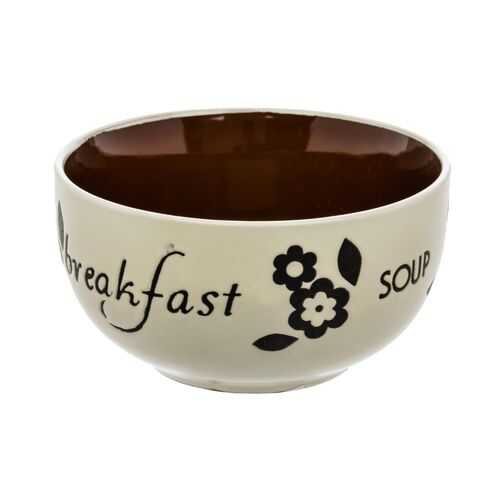 Салатник HomeStar Breakfast кремовый 14 см в БергХофф