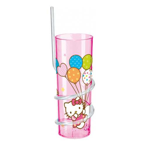 Стакан с витой соломинкой (325 мл), Hello Kitty в БергХофф