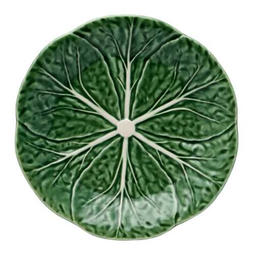 Тарелка десертная Bordallo Pinheiro Cabbage Natural 19x19x2,5 см в БергХофф
