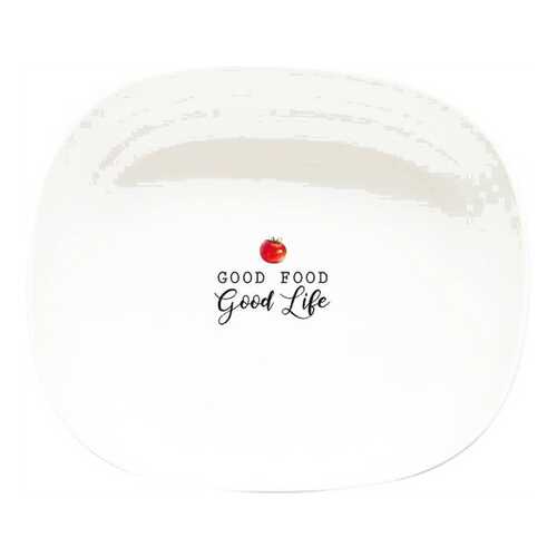 Тарелка Easy Life KITCHEN ELEMENTS R1901/KITE Белый в БергХофф