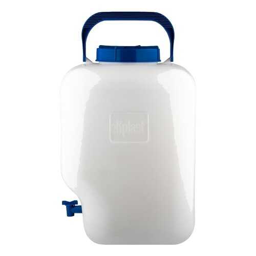 Фляга ElfPlast Aqualine с краном, белый, 35 л в БергХофф