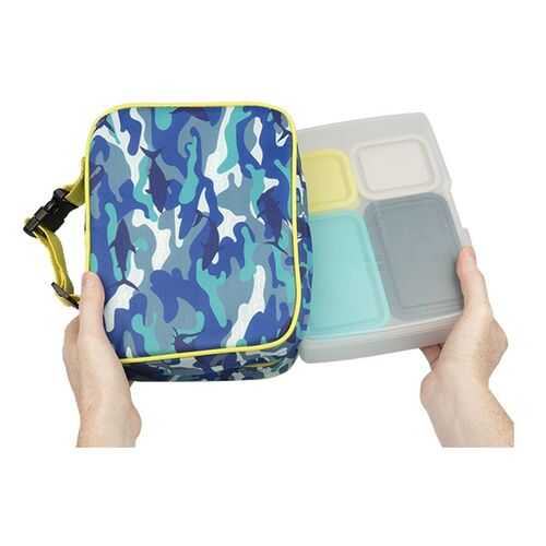 Сумка для ланча + набор ланч-боксов Bento Lunch Box Set (Camo) в БергХофф