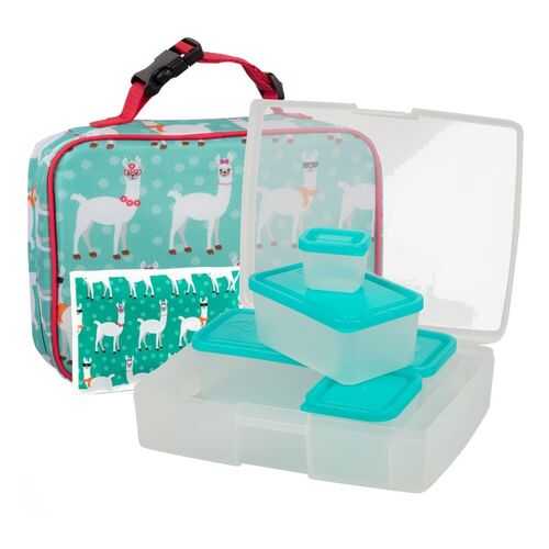 Сумка для ланча + набор ланч-боксов + охлаждающий пакет deluxe lunch box set в БергХофф