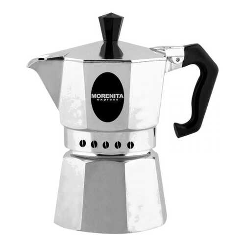 Кофеварка гейзерная Bialetti Morenita 5975 Серебристый, черный в БергХофф